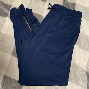 Zyia Navy Everywhere Zipper Joggers MD
